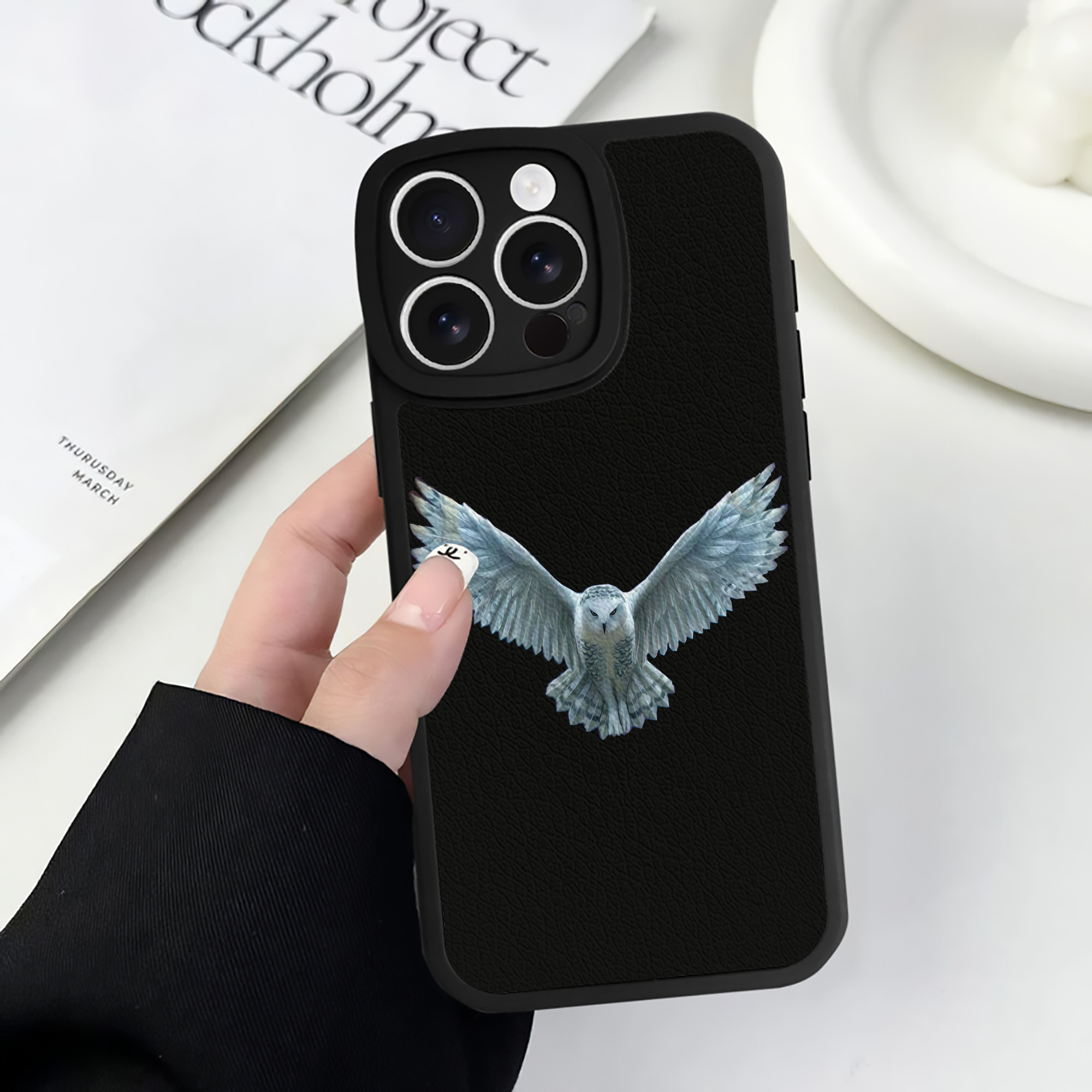（画像用） Harry Potter ハリー・ポッターシリーズ 【iPhone 16シリーズ対応】シリコンスマホケース（レザー調） 材質：シリコン